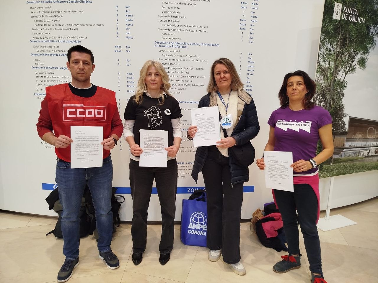 A Xunta de Persoal Docente da Coruña reitera a petición de cesamento do novo Director Territorial