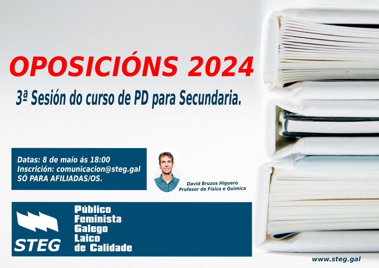 Oposicións 2024: Webinar Programación didáctica para Educación Secundaria 